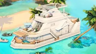 MODERN YACHT IN SULANI 🌊 The Sims 4 Speed Build | No CC
