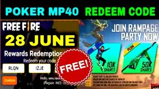 FREE FIRE REDEEM CODE TODAY 28 JUNE | FF REDEEM CODE TODAY | FREE FIRE CUSTOM CARD REDEEM CODE TODAY