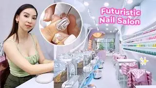 I Visited a Futuristic Nail Salon ✨💅🏻