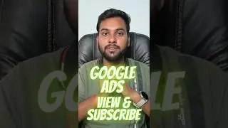 Google Ads for YouTube channel monetization #ytshorts