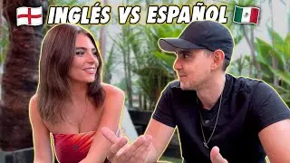 CHALLENGE with THE ENGLISH GIRL!... The loser has to drink! SPANISH vs ENGLISH