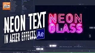 After Effects tutorial : How to create neon text look