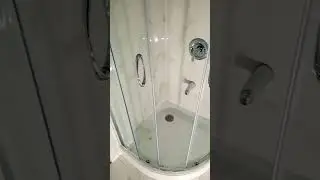 Corner shower #viral #trending #renovation #shortsvideo #bathroom