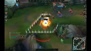 Aatrox/Azir/Zac good 3v4 skirmish
