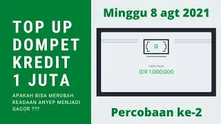 Grabfood diary Minggu 8 Agustus 2021, TOP UP Dompet Kredit 1 Juta, Jadi Gacor Atau Anyep ??? bag 2