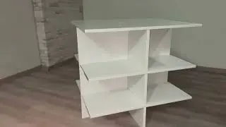 Mesa de cartón para comercios y degustaciones