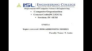 CSE LECTURE-22 UNIT-4   Addressing modes Part-2