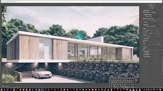 Post produzione del Render con Photoshop | Visualizzazione dell'architettura