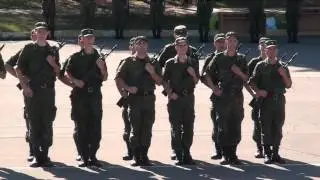 Военная присяга военной кафедры РГУП 2014г.