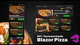 #07 Carousel Cards Frontend - Blazor Pizza || .NET #blazor #dotnet