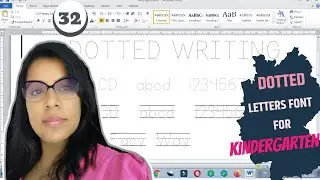 dotted letters font free download | dotted letters font for tracing | dotted letter font in MS word