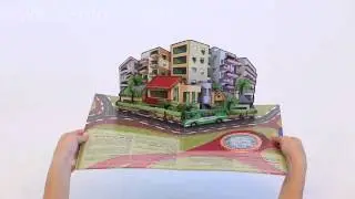 2D Pop-up City Brochure