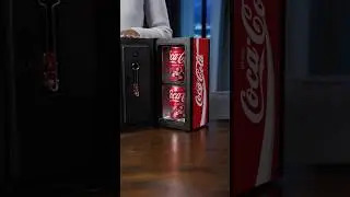 AMAZING Coke Vending Machine Mini Fridge!