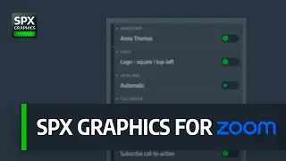 SPX Graphics for Zoom - Brand your Zoom calls