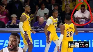 I SAW BRONNY AND LEBRON PLAY FOR THE FIRST TIME