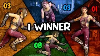 4 EXHAUSTION PERKS in 1 GAME of DBD...