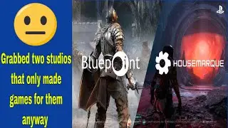 Sony Has acquired two more studios Housemarque and Bluepoint (allegedly)