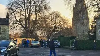 Filming in Masham for The Strike Series