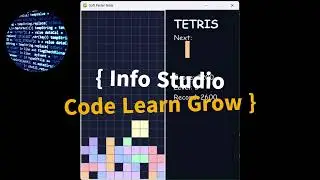 Learn to Create Tetris Game in Python using pygame | Python small game Project for beginners 