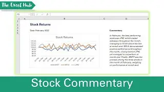 Automate Investment Commentary - Dynamic Reporting On Stock Performance In Excel