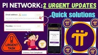 Pi Network URGENT Updates | Secure Your Account Fast (Email + Passkey Setup Guide)