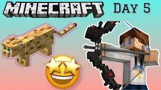 Met Into New Biome!😘AM Survived In Day 5😱In Minecraft |
