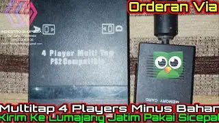 Orderan Tokopedia QC Packing Multitap 4 Player PS2 Minus Bahan Kirim Ke Lumajang Jatim Via Sicepat