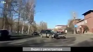 Аварии и ДТП на дорогах, аварии на мотоциклах.