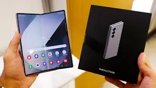 Galaxy Z Fold 6 Silver Unboxing - My First Impressions