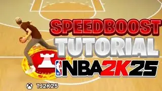 HOW TO SPEED BOOST ON NBA2K25 - SPEED BOOST DRIBBLE TUTORIAL #nba2k25