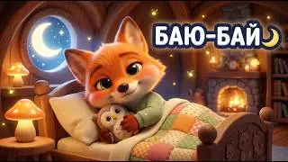 🦊 Баю-Бай, Рыжик 🌙 Колыбельная для малышей | Спокойной ночи, лисёнок | Мультик для сна