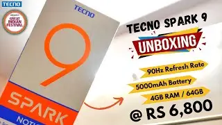 TECNO SPARK 9 Unboxing & Review😍⚡ | Cheapest Phone you can Buy with Great Features🚀😯