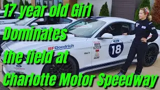 17 Year Old Girl Dominates the Race Track