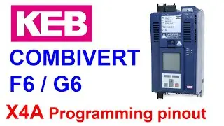 KEB Combivert G6 / F6 series - X4A Diagnostics / Access / Programming port pinout / Combivis