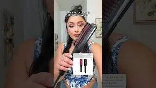 HOW I STRAIGHTEN MY HAIR USING ENZO MILANO HOT COMB 💗 #hairstyles #hairtutorial #hair