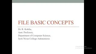 File Concepts