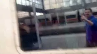 Адская помывка поезда :D
