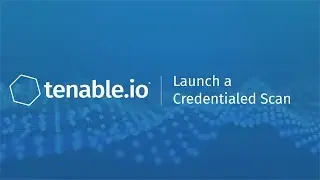 Launch a Credentialed Scan in Tenable.io