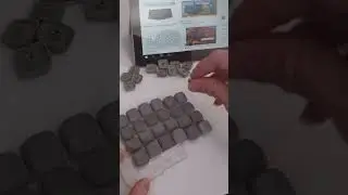 Atreus keyboard layout with lame keycaps