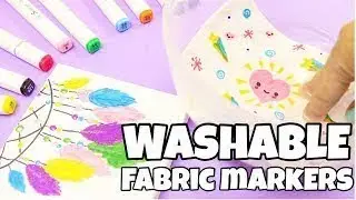 DIY: UnityStar Fabric Markers -How to apply fabric markers step by step tutorial easy crafts