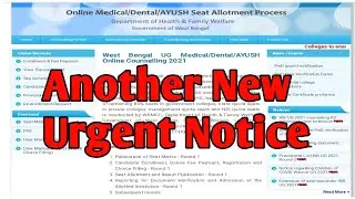 WBMCC LATEST UPDATE 2021 COUNSELLING. ROUND 2 ADMISSION DATE EXTENSION . NEW UPDATES 2022.