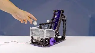 Архимедов винт в игрушке | Обзор VEX Robotics Screw Lift Ball Machine by HEXBUG