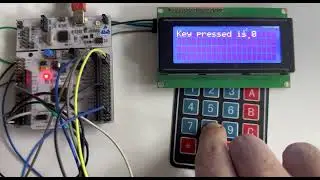 Keypad interface with STM32F4