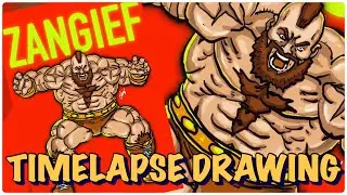 Zangief | Street Fighter | Procreate Timelapse