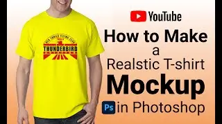 How to make a Realistic T-Shirt Mockup | Photoshop in Bangla / English Tutorial
