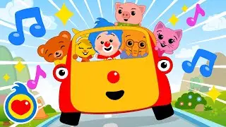 The Wheels On The Bus 🚌 Sing-Along ♫ Kids Songs  ♫ Plim Plim - The Kindness Hero