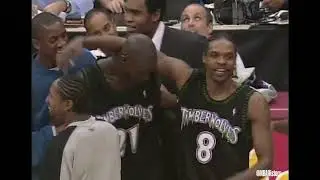 NBAHistory: Kevin Garnett game-winning jumper at the buzzer vs. LAC in 2003