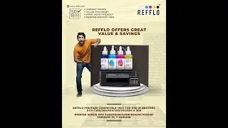 REFFLO 70ml BT5000 BT6000 Premium Compatible Ink For Brother Ink Tank Printers  CMYK Set | REFFLO