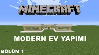KOLAY MODERN EV YAPIMI | Minecraft | 1.8.8 | Bölüm 1