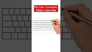 how to draw keyboard